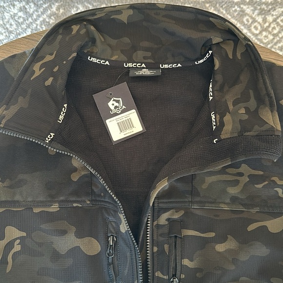 USCCA x Maxtacs Men’s Camouflage water resistant tactical jacket size Medium - Picture 3 of 12